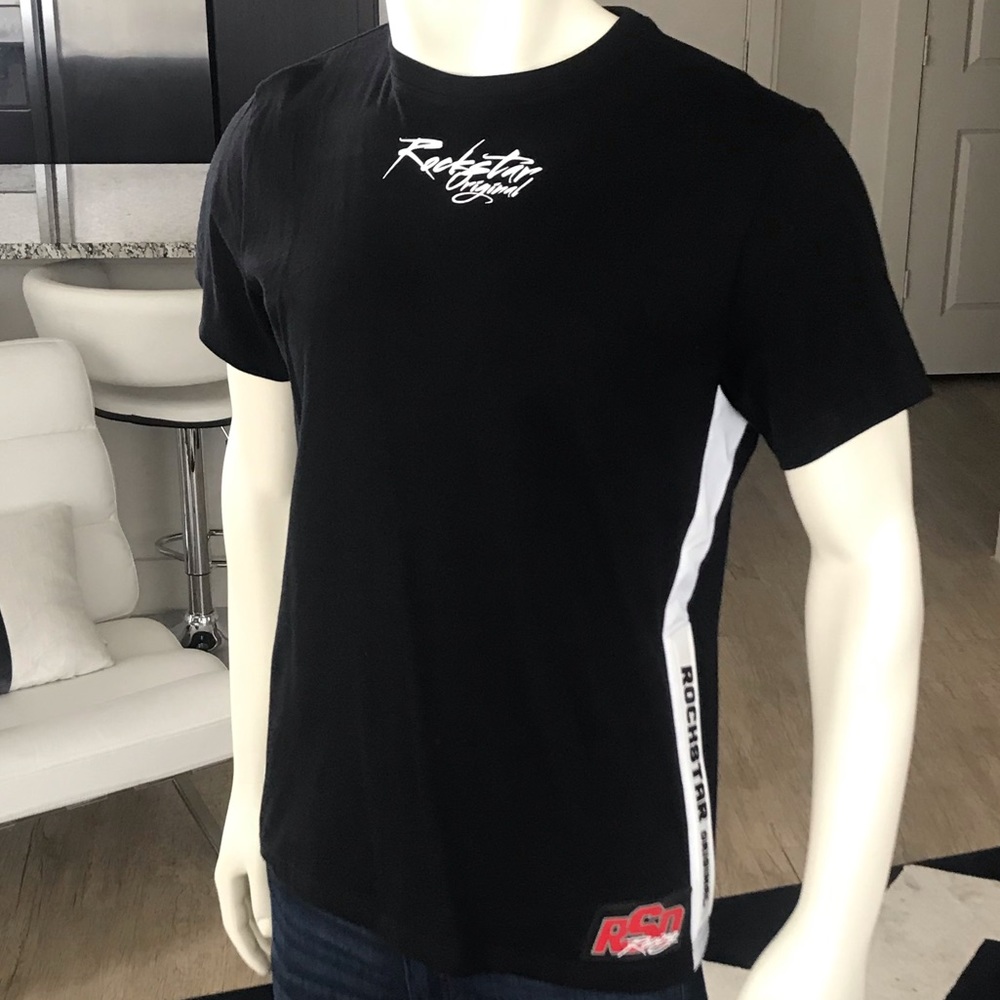 ROCKSTAR - Racing Tee w/rubber logo accents
